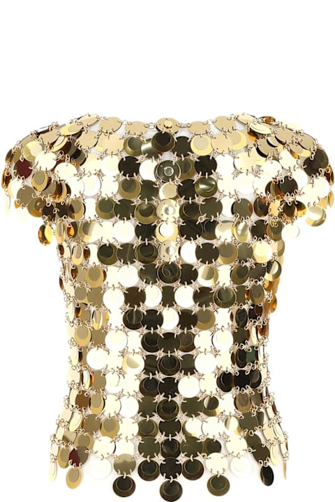 Paco Rabanne for Women Paco Rabanne Gold Sequins Top
