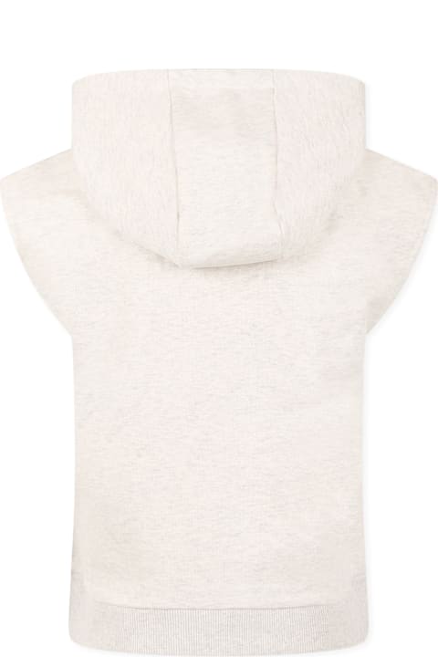Homeware Marc Jacobs Beige Sweatshirt For Boy With Pouch Print