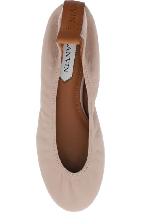 Flat Shoes for Women Lanvin The Leather Ballerina Flat