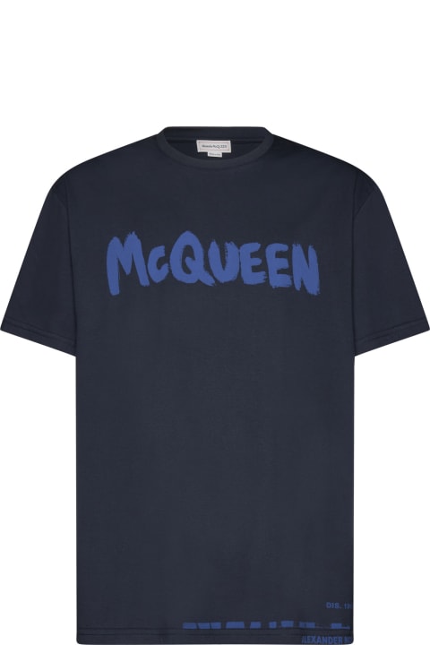 Alexander McQueen Men Alexander McQueen Printed T-shirt