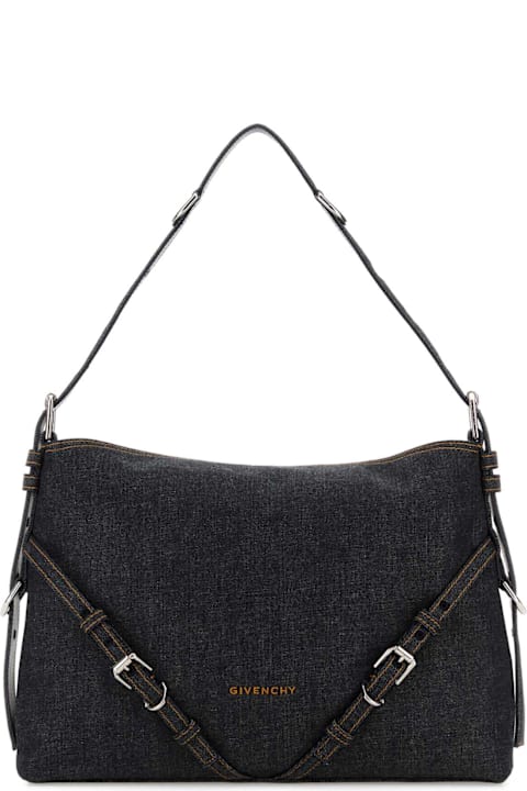 Homeware Givenchy Denim Medium Voyou Shoulder Bag