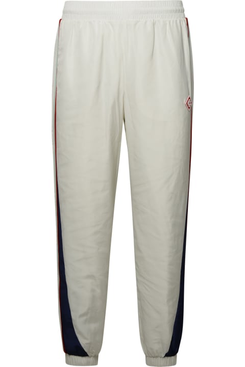 メンズ Casablancaのフリース＆ラウンジウェア Casablanca White Polyester Pants