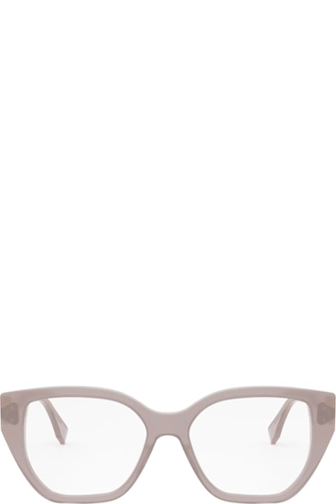 Fendi Eyewear Eyewear for Women Fendi Eyewear Fendi Fe50100i Ff Diamonds 072 Rosa Chiaro Glasses