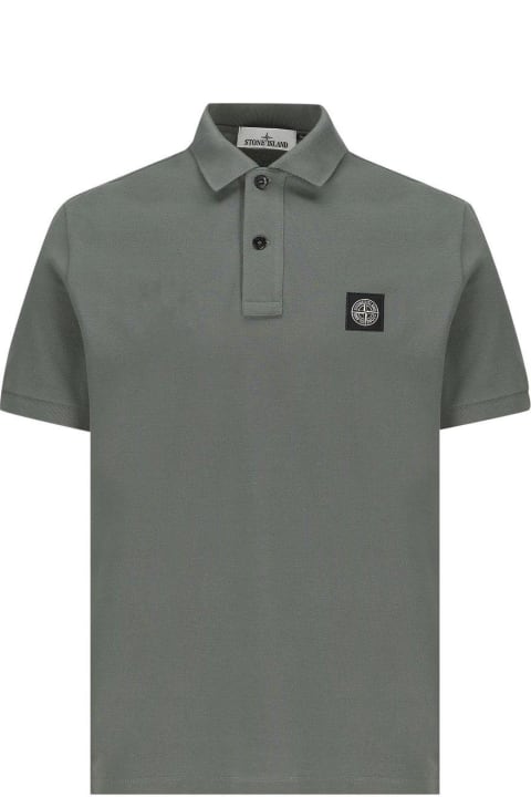 Compass Patch Short-sleeved Polo Shirt