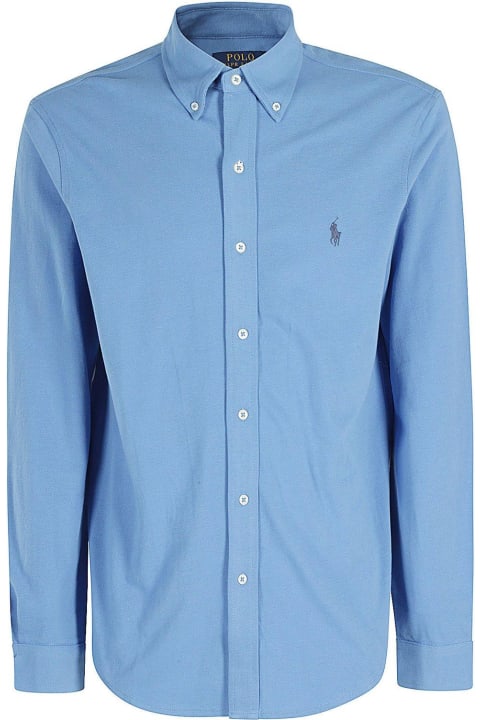 メンズ新着アイテム Polo Ralph Lauren Pony Embroidered Buttoned Shirt Polo Ralph Lauren