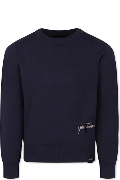 أدوات منزلية Richmond Blue Sweater For Boy