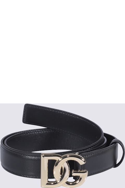Homeware Dolce & Gabbana Black Leather Belt
