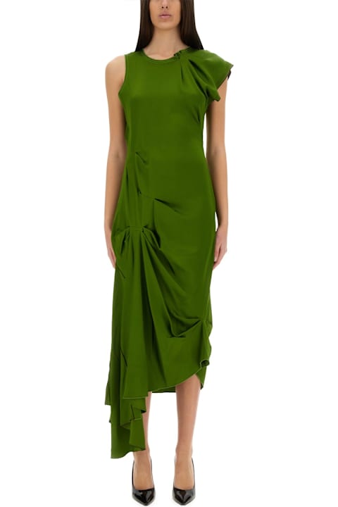 Victoria Beckham فساتين لـ السيدات Victoria Beckham Draped Midi Dress