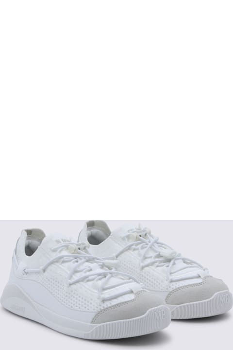 Moon Boot White Leather Sneakers