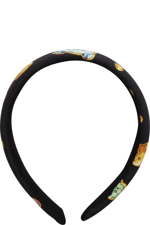 Accessories & Gifts for Girls Moschino Black Headband