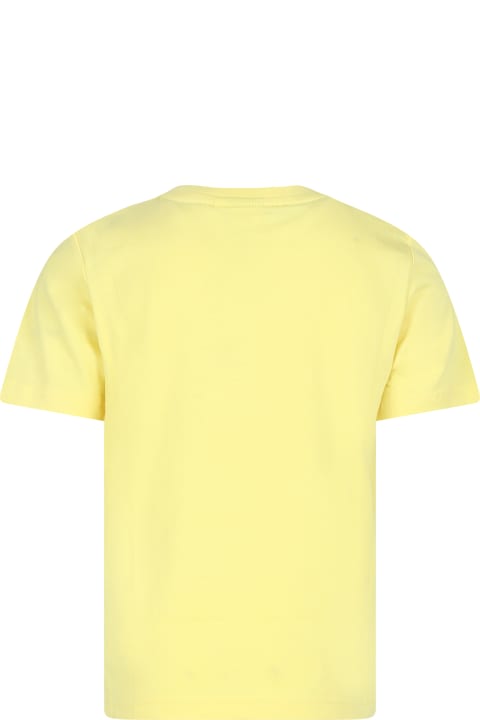 Hugo Boss for Kids Hugo Boss Yellow T-shirt For Boy With Logo