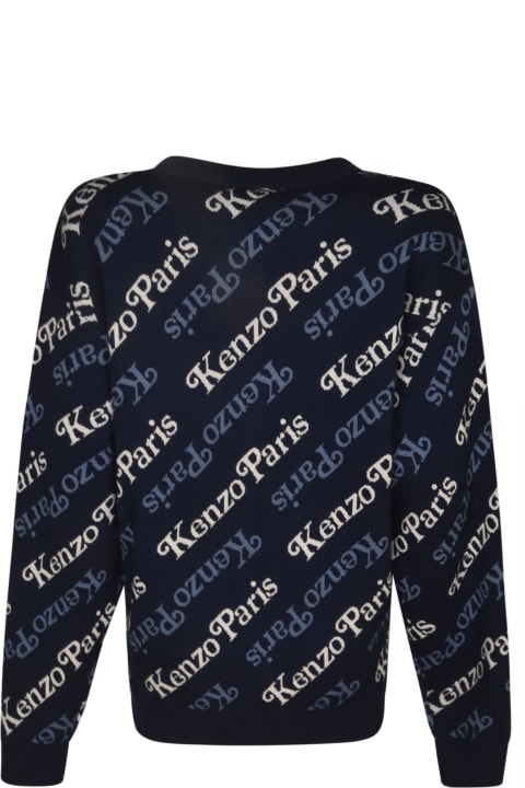 Sweaters for Women Kenzo All-over Logo Paris Cardigan