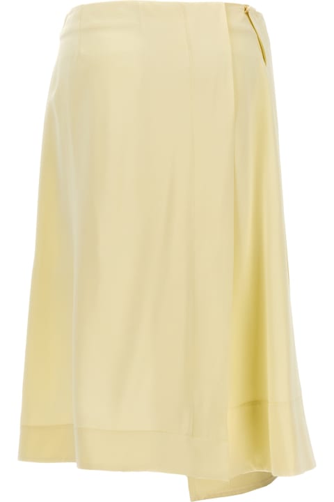 Homeware Jil Sander Satin Skirt With Side Slit