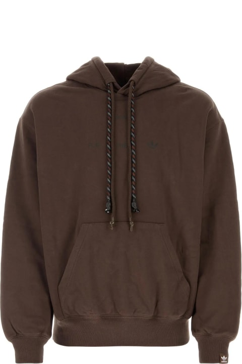 Adidas Fleeces & Tracksuits for Men Adidas Brown Cotton Adidas X Song For The Mute Sweatshirt