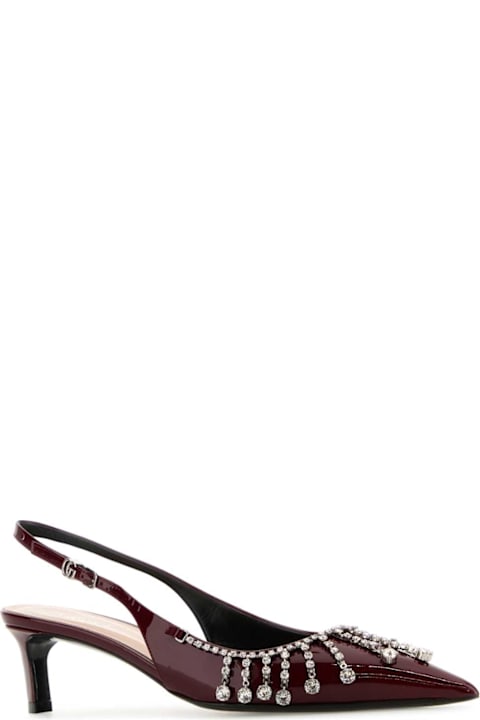 Homeware Gucci Burgundy Leather Pumps