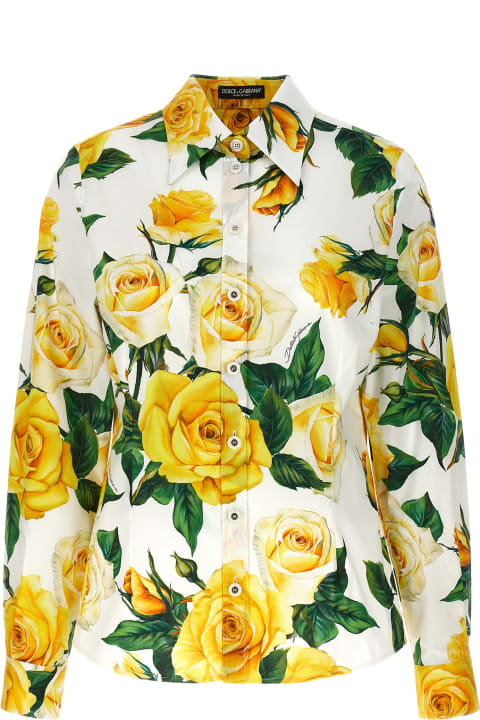 Dolce & Gabbana Topwear for Women Dolce & Gabbana Rose Gialle Shirt