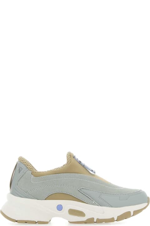 Fashion for Women McQ Alexander McQueen Multicolor Fabric And Suede Aratana 2.0 Slip Ons