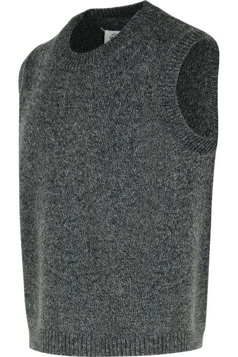 Maison Margiela Sweaters for Men Maison Margiela Grey Wool Vest