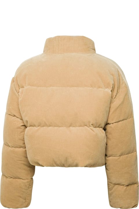 Palm Angels Coats & Jackets for Women Palm Angels Corduroy Puffer Jacket