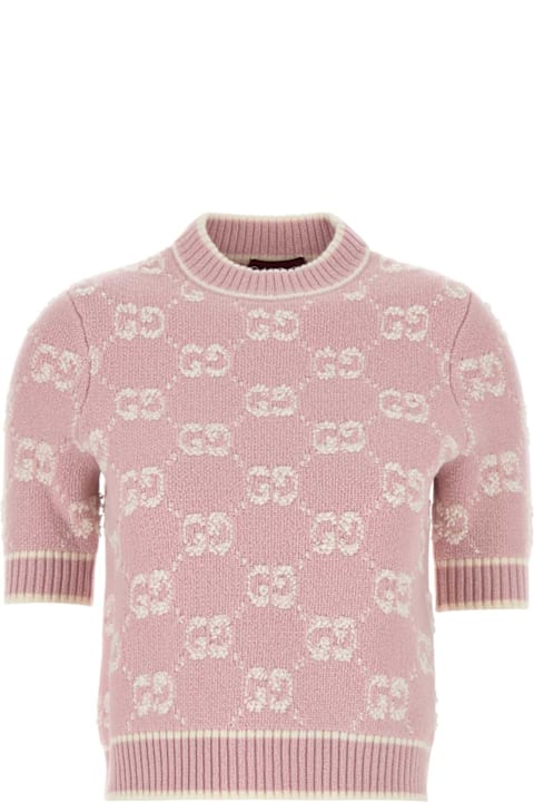 Gucci Sweaters for Women Gucci Embroidered Wool Sweater
