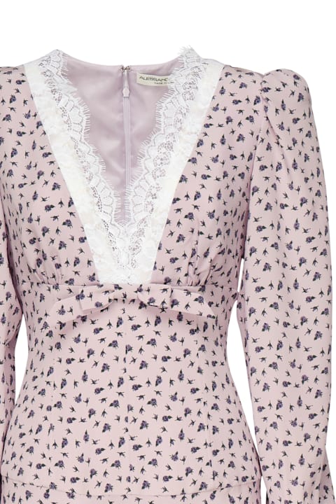 Alessandra Rich Dresses for Women Alessandra Rich Rose Print Dress