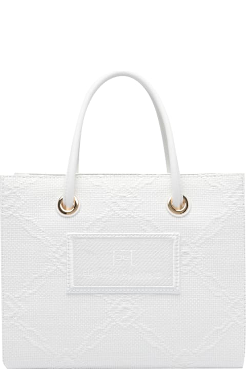 Elisabetta Franchi لـ Women Elisabetta Franchi Logo Tote Bag