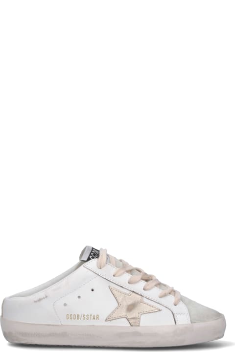 Golden Goose Shoes for Women Golden Goose Superstar Sneakers In White Suede And Leather