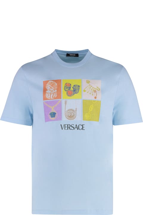 Homeware Versace Cotton Crew-neck T-shirt