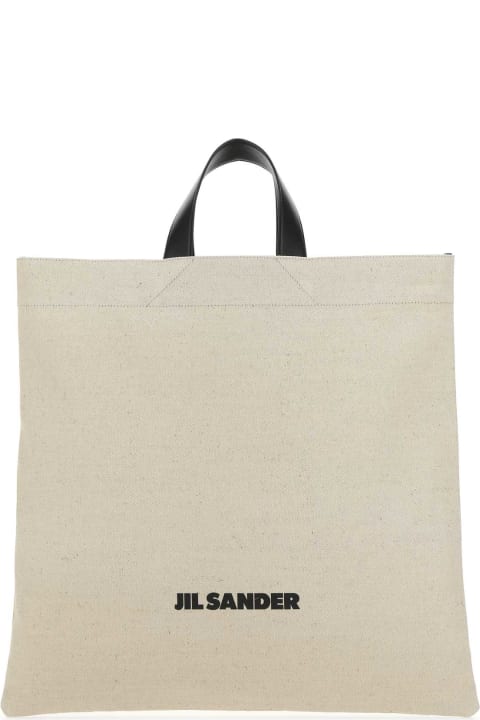 Bags Sale for Men Jil Sander Sand Canvas Handbag