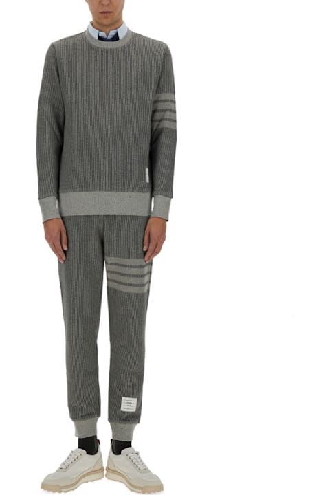 Thom Browne for Men Thom Browne Cotton And Silk Pants