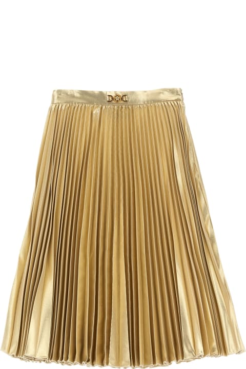 ガールズ Versaceのボトムス Versace 'medusa '95' Laminated Skirt