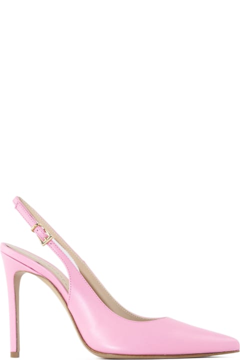 Roberto Festa High-Heeled Shoes for Women Roberto Festa Pitty Pink Leather Slingback