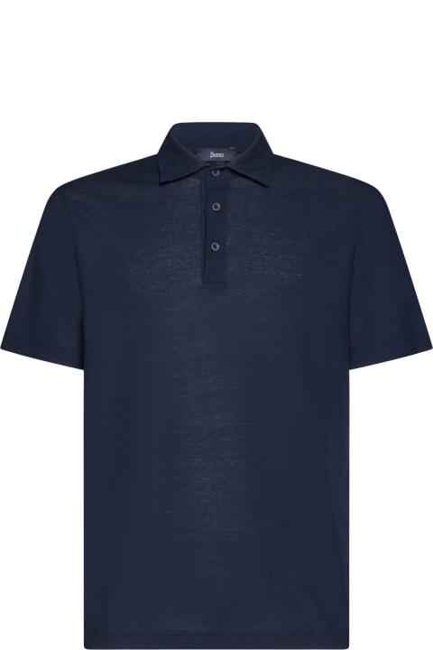 Herno Men Herno Cotton Jersey Polo Shirt