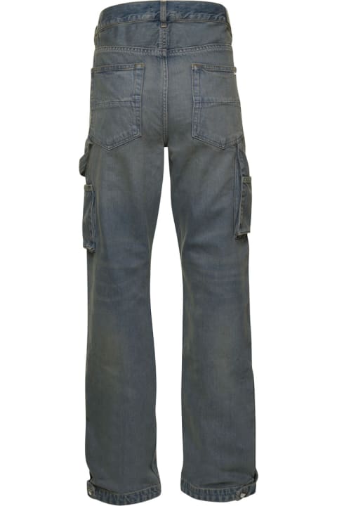 Clothing for Men AMIRI Blue Carpenter Jeans In Denim Man