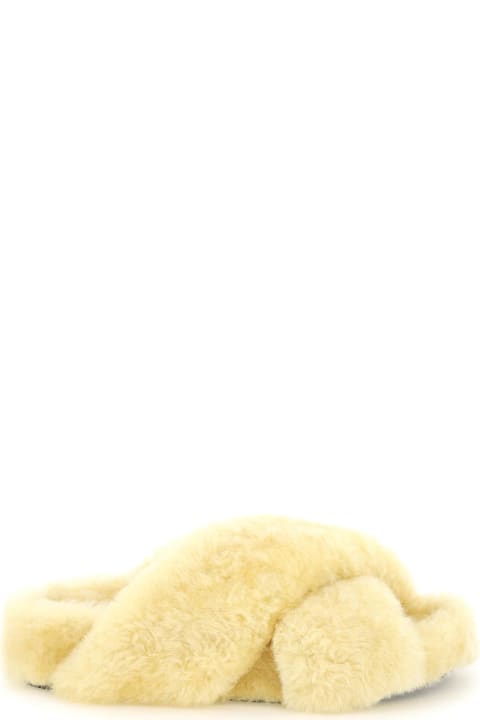 أدوات منزلية Jil Sander Shearling Sandal