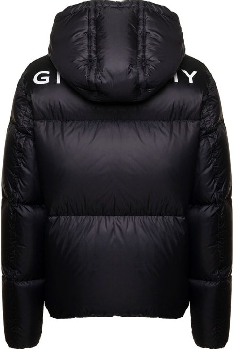 Givenchy Clothing for Men Givenchy Puffer Jacket With Logo On Back