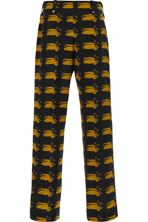 Burberry Pants for Men Burberry Printed Wool Pants