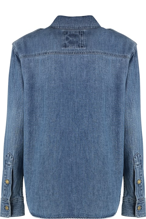 Michael Kors ملابس علوية لـ السيدات Michael Kors Denim Shirt