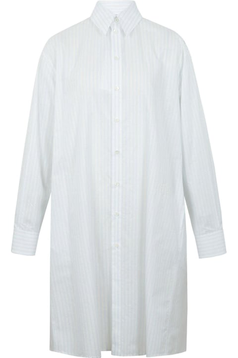 MM6 Maison Margiela for Women MM6 Maison Margiela Striped Buttoned Shirt Dress