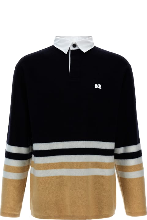 Wales Bonner 'cypher' Polo Shirt | italist