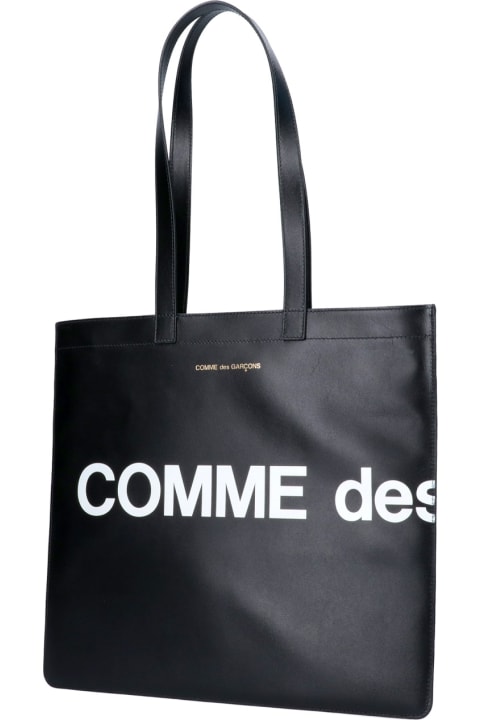 Comme des Garçons Wallet for Men Comme des Garçons Wallet Logo Tote Bag