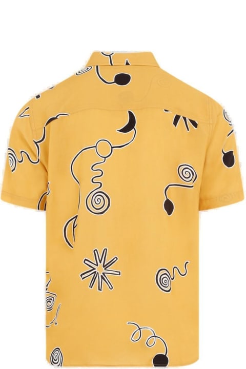 Jacquemus Shirts for Men Jacquemus Arty Spiral Print Short-sleeve Shirt