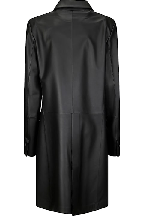 Desa 1972 Clothing for Women Desa 1972 Leather Double-breasted Over Coat
