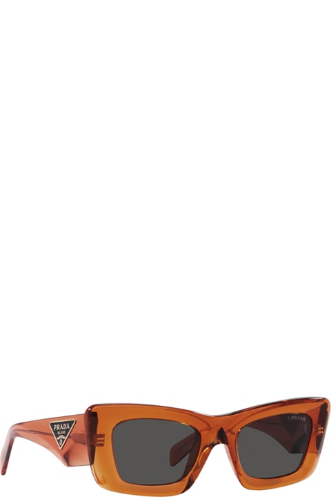 Accessories for Women Prada Eyewear Pr 13zs Crystal Orange Sunglasses