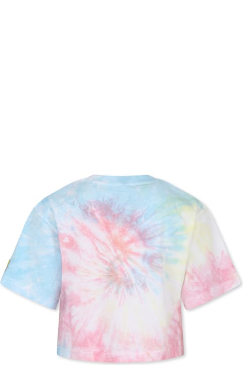 Homeware Stella McCartney Kids Multicolor Crop T-shirt For Girl With Spongebob