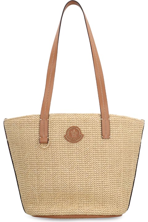 Moncler حقائب توتي لـ السيدات Moncler Hubba Raffia Tote Bag