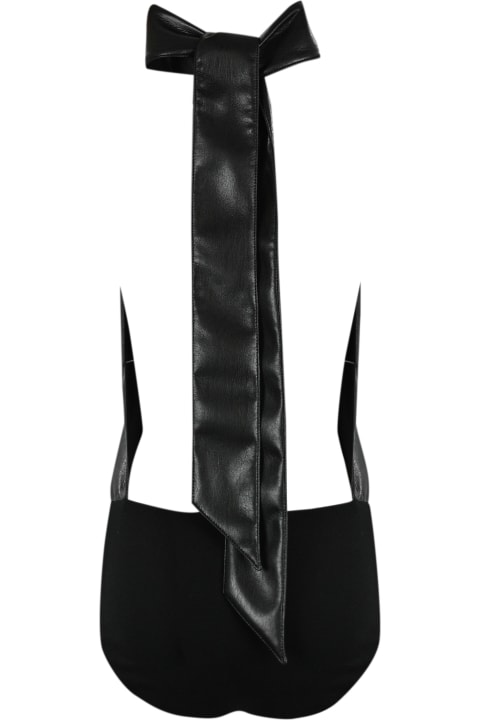 Philosophy di Lorenzo Serafini Topwear for Women Philosophy di Lorenzo Serafini Bodysuit In Coated Fabric