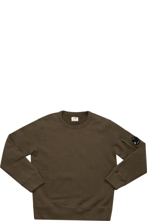 Cp company hot sale sweatshirt olive