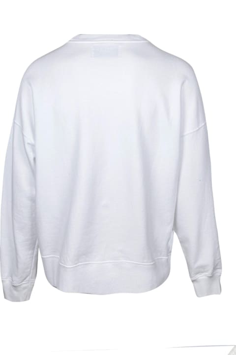 Golden Goose Fleeces & Tracksuits for Men Golden Goose Cotton Crewneck Sweatshirt Color White
