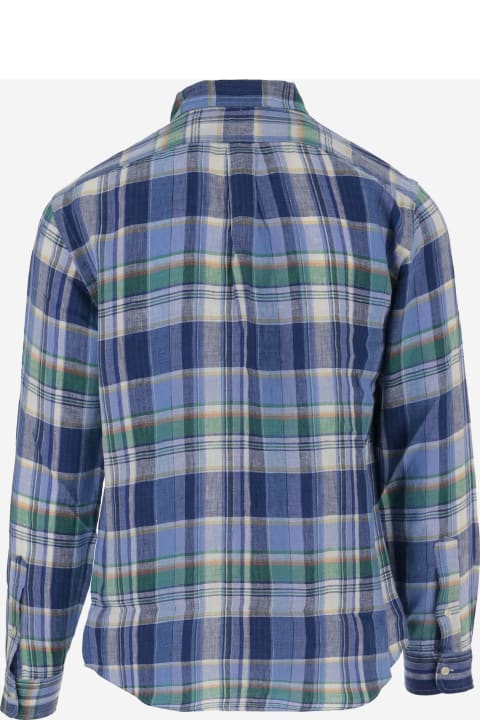 Ralph Lauren for Men Ralph Lauren Linen Shirt With Check Pattern